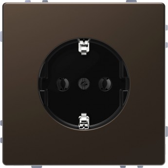 Розетка SCHNEIDER ELECTRIC MERTEN D-LIFE 16А, с заземлением, без шторок, мокко