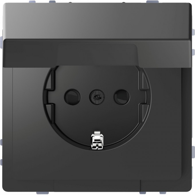 Розетка SCHNEIDER ELECTRIC MERTEN D-LIFE 16А, с заземлением и крышкой IP20, антрацит MTN2310-6034 Розетка SCHNEIDER ELECTRIC MERTEN D-LIFE 16А, с заземлением и крышкой IP20, антрацит MTN2310-6034