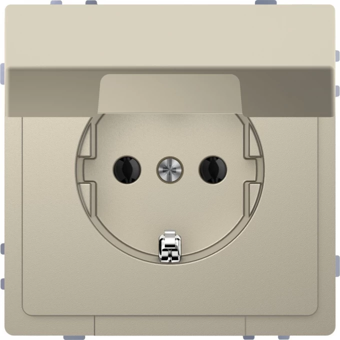 Розетка SCHNEIDER ELECTRIC MERTEN D-LIFE 16А, с заземлением и крышкой IP20, сахара MTN2310-6033 Розетка SCHNEIDER ELECTRIC MERTEN D-LIFE 16А, с заземлением и крышкой IP20, сахара MTN2310-6033