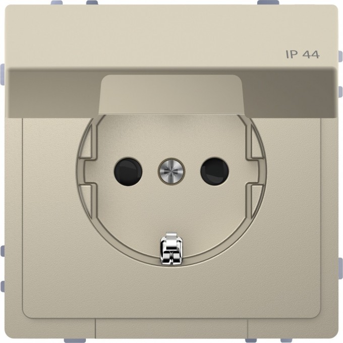 Розетка SCHNEIDER ELECTRIC MERTEN D-LIFE 16А, с заземлением и крышкой IP44, сахара MTN2314-6033 Розетка SCHNEIDER ELECTRIC MERTEN D-LIFE 16А, с заземлением и крышкой IP44, сахара MTN2314-6033