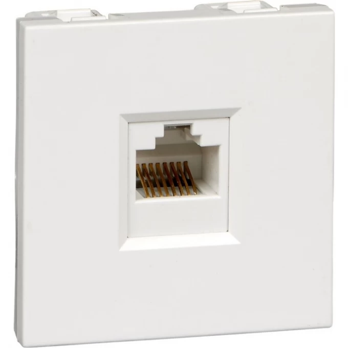 Розетка SCHNEIDER ELECTRIC W45 1XRJ45 CAT.5E формат 45Х22,5 белая RAL 9010 RIN-145K5E-BE Розетка SCHNEIDER ELECTRIC W45 1XRJ45 CAT.5E формат 45Х22,5 белая RAL 9010 RIN-145K5E-BE