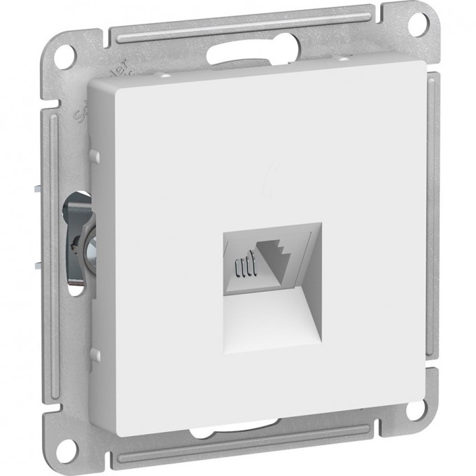 Розетка телефонная SCHNEIDER ELECTRIC ATLASDESIGN RJ11, механизм, БЕЛЫЙ ATN000181 Розетка телефонная SCHNEIDER ELECTRIC ATLASDESIGN RJ11, механизм, БЕЛЫЙ ATN000181