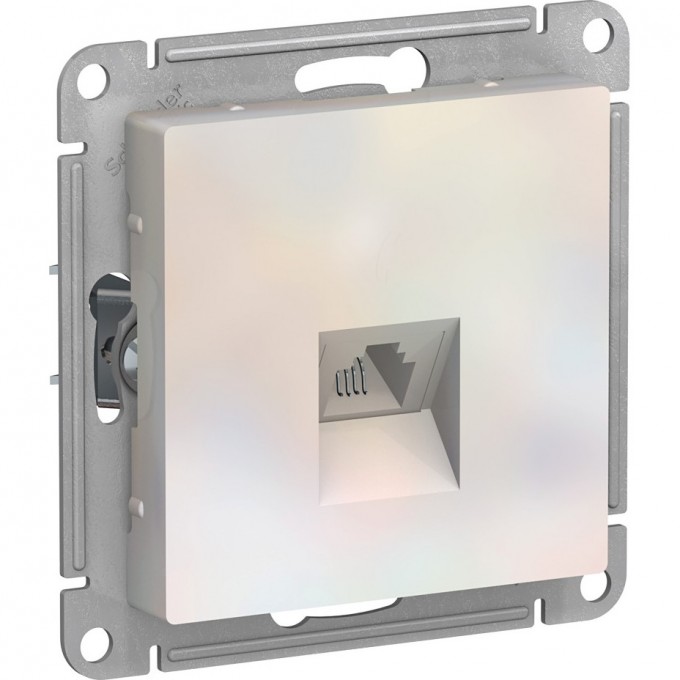 Розетка телефонная SCHNEIDER ELECTRIC ATLASDESIGN RJ11, механизм, ЖЕМЧУГ ATN000481 Розетка телефонная SCHNEIDER ELECTRIC ATLASDESIGN RJ11, механизм, ЖЕМЧУГ ATN000481
