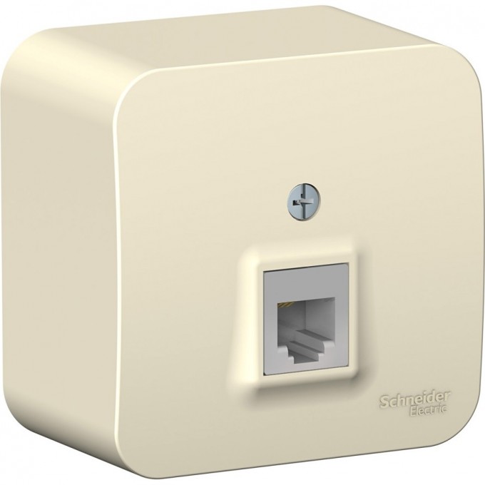 Розетка телефонная SCHNEIDER ELECTRIC BLANCA RJ11, с изолирующей пластиной, МОЛОЧНЫЙ BLNIA011002 Розетка телефонная SCHNEIDER ELECTRIC BLANCA RJ11, с изолирующей пластиной, МОЛОЧНЫЙ BLNIA011002