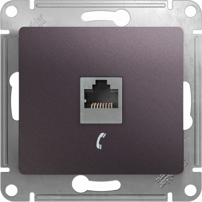 Розетка телефонная SCHNEIDER ELECTRIC GLOSSA RJ11, СИРЕНЕВЫЙ ТУМАН GSL001481T Розетка телефонная SCHNEIDER ELECTRIC GLOSSA RJ11, СИРЕНЕВЫЙ ТУМАН GSL001481T