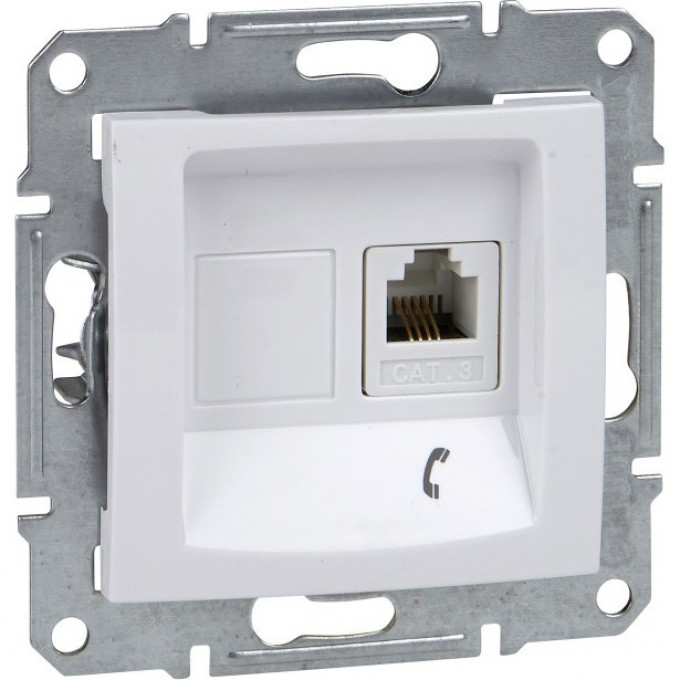 Розетка телефонная SCHNEIDER ELECTRIC SEDNA RJ11, БЕЛЫЙ SDN4101121 Розетка телефонная SCHNEIDER ELECTRIC SEDNA RJ11, БЕЛЫЙ SDN4101121