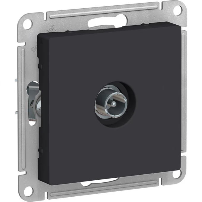 TV розетка SCHNEIDER ELECTRIC ATLASDESIGN оконечная, механизм, КАРБОН ATN001091 TV розетка SCHNEIDER ELECTRIC ATLASDESIGN оконечная, механизм, КАРБОН ATN001091