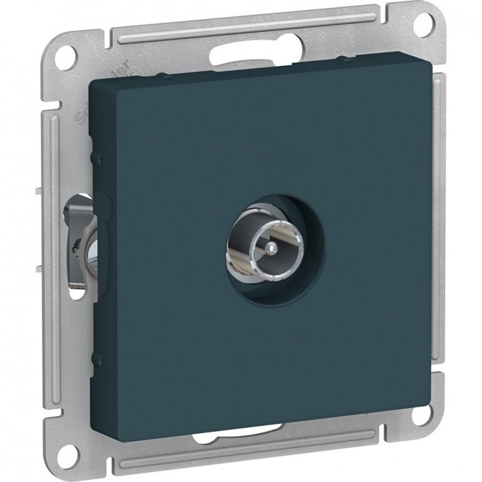 TV розетка SCHNEIDER ELECTRIC ATLASDESIGN проходная, механизм, ИЗУМРУД ATN000892 TV розетка SCHNEIDER ELECTRIC ATLASDESIGN проходная, механизм, ИЗУМРУД ATN000892