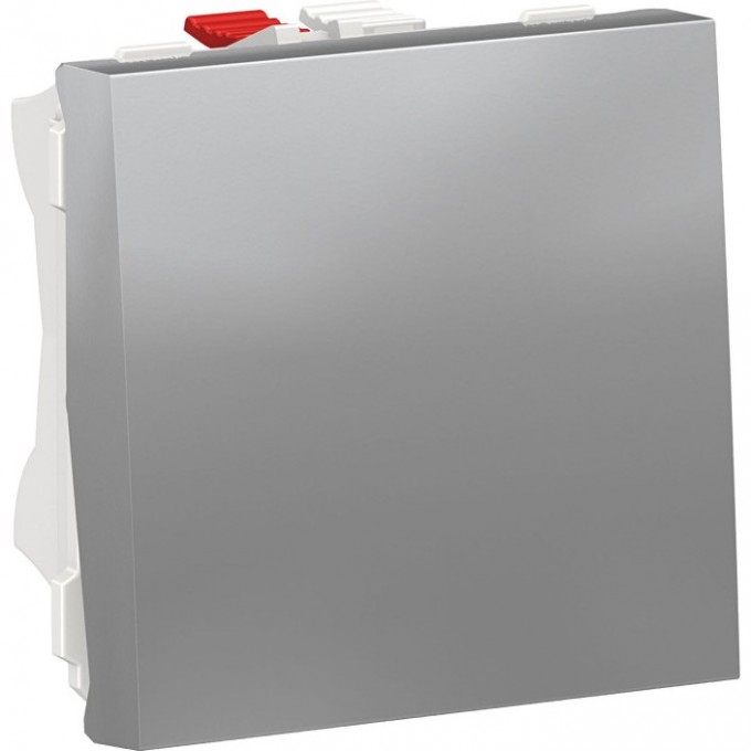 Выключатель 1-клавишный SCHNEIDER ELECTRIC UNICA MODULAR, сх. 1, 10 AX, 250 В, 2 модуля алюминий NU320130 Выключатель 1-клавишный SCHNEIDER ELECTRIC UNICA MODULAR, сх. 1, 10 AX, 250 В, 2 модуля алюминий NU320130