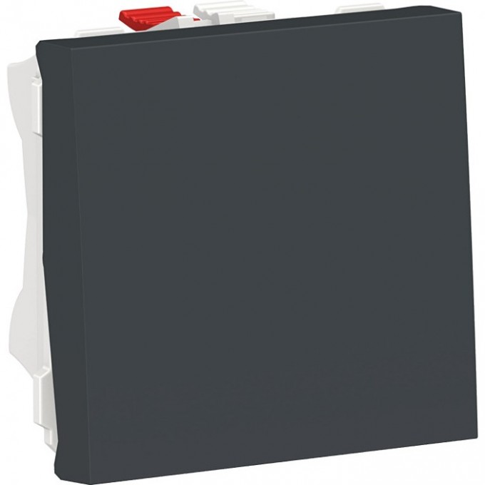 Выключатель 1-клавишный SCHNEIDER ELECTRIC UNICA MODULAR, сх. 1, 10 AX, 250 В, 2 модуля, антрацит NU320154 Выключатель 1-клавишный SCHNEIDER ELECTRIC UNICA MODULAR, сх. 1, 10 AX, 250 В, 2 модуля, антрацит NU320154