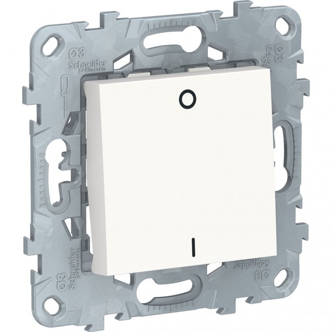 Выключатель 1-клавишный SCHNEIDER ELECTRIC UNICA NEW двухполюсный, сх. 2, 16 AX, 250 В, белый NU526218 Выключатель 1-клавишный SCHNEIDER ELECTRIC UNICA NEW двухполюсный, сх. 2, 16 AX, 250 В, белый NU526218