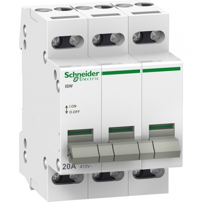 Выключатель нагрузки SCHNEIDER ELECTRIC ACTI 9 iSW 3П 32A A9S60332 Выключатель нагрузки SCHNEIDER ELECTRIC ACTI 9 iSW 3П 32A A9S60332