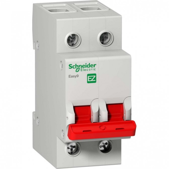 Выключатель нагрузки SCHNEIDER ELECTRIC EASY9 (модульный рубильник) 2П 80А 400В =S= EZ9S16280 Выключатель нагрузки SCHNEIDER ELECTRIC EASY9 (модульный рубильник) 2П 80А 400В =S= EZ9S16280