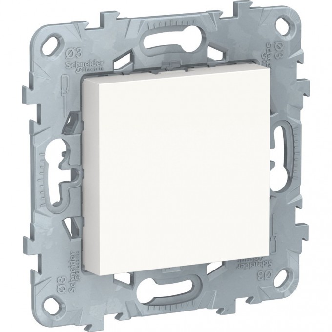 Заглушка SCHNEIDER ELECTRIC UNICA NEW 45х45, белый NU586618 Заглушка SCHNEIDER ELECTRIC UNICA NEW 45х45, белый NU586618