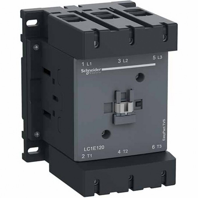 Контактор SCHNEIDER ELECTRIC EASYPACT TVS,3Р,160A,НО+НЗ,380В,AC3.380VAC50ГЦ LC1E160Q5 Контактор SCHNEIDER ELECTRIC EASYPACT TVS,3Р,160A,НО+НЗ,380В,AC3.380VAC50ГЦ LC1E160Q5
