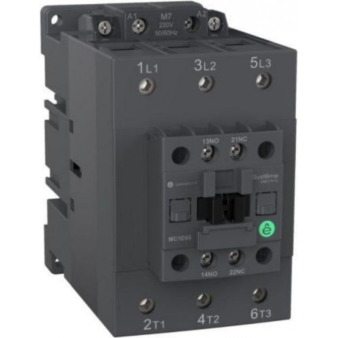 Контактор SCHNEIDER ELECTRIC SYSTEMEPACT M MC1D 3п 50А кат. 220В AC 1НО+1НЗ MC1D50M7 Контактор SCHNEIDER ELECTRIC SYSTEMEPACT M MC1D 3п 50А кат. 220В AC 1НО+1НЗ MC1D50M7