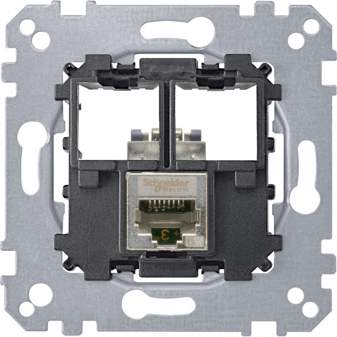 Механизм компьютерной розетки SCHNEIDER ELECTRIC MERTEN 1xRJ45 кат. 6 STP MTN4576-0021 Механизм компьютерной розетки SCHNEIDER ELECTRIC MERTEN 1xRJ45 кат. 6 STP MTN4576-0021