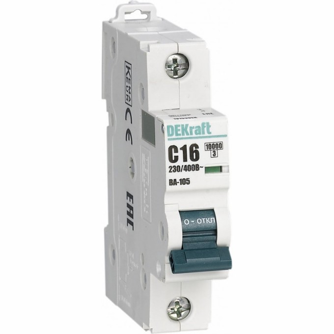Автоматический выключатель SCHNEIDER ELECTRIC DEKRAFT ВА105-1P-020A-C 13154DEK Автоматический выключатель SCHNEIDER ELECTRIC DEKRAFT ВА105-1P-020A-C 13154DEK