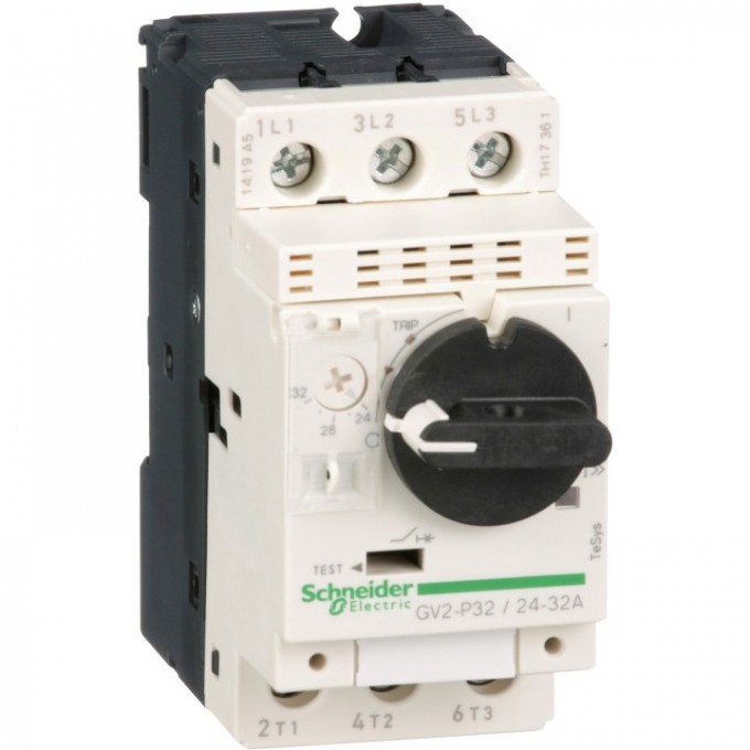 Автоматический выключатель SCHNEIDER ELECTRIC TESYS с комбинированным расцепителем 24-32А GV2P32 Автоматический выключатель SCHNEIDER ELECTRIC TESYS с комбинированным расцепителем 24-32А GV2P32