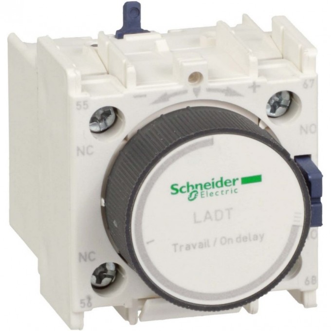 Дополнительный контактный блок SCHNEIDER ELECTRIC TESYS с выдержкой времени 10…180С, винтовой зажим LADT4 Дополнительный контактный блок SCHNEIDER ELECTRIC TESYS с выдержкой времени 10…180С, винтовой зажим LADT4