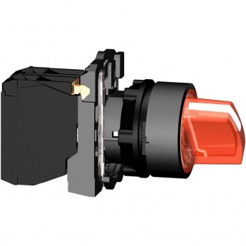 Переключатель SCHNEIDER ELECTRIC HARMONY XB5, 22мм, 24В красный с подсветкой