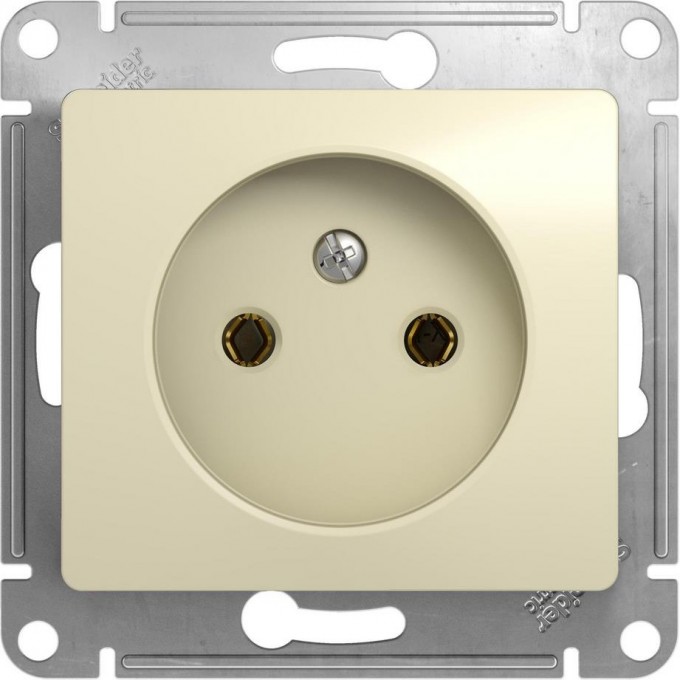 Розетка SCHNEIDER ELECTRIC GLOSSA без заземления, механизм, бежевый GSL000241 Розетка SCHNEIDER ELECTRIC GLOSSA без заземления, механизм, бежевый GSL000241