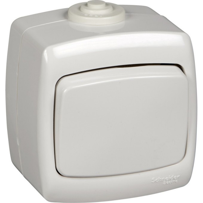 Выключатель 1-клавишный SCHNEIDER ELECTRIC РОНДО IP44 О/У 10А, 250В, БЕЛЫЙ. Россия VA610-126B-BI Выключатель 1-клавишный SCHNEIDER ELECTRIC РОНДО IP44 О/У 10А, 250В, БЕЛЫЙ. Россия VA610-126B-BI