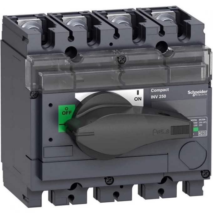 Выключатель-разъединитель SCHNEIDER ELECTRIC COMPACT INV250 4П 31167 Выключатель-разъединитель SCHNEIDER ELECTRIC COMPACT INV250 4П 31167