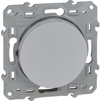 Переключатель 1-клавишный SCHNEIDER ELECTRIC ODACE, 10 АХ, 250 В, сх. 6, белый