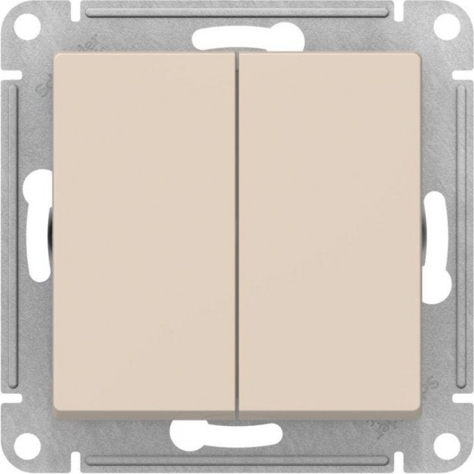 Переключатель перекрестный 2-клавишный SCHNEIDER ELECTRIC ATLASDESIGN 2хсх. 7, 10АХ, механизм, бежевый ATN000273 Переключатель перекрестный 2-клавишный SCHNEIDER ELECTRIC ATLASDESIGN 2хсх. 7, 10АХ, механизм, бежевый ATN000273