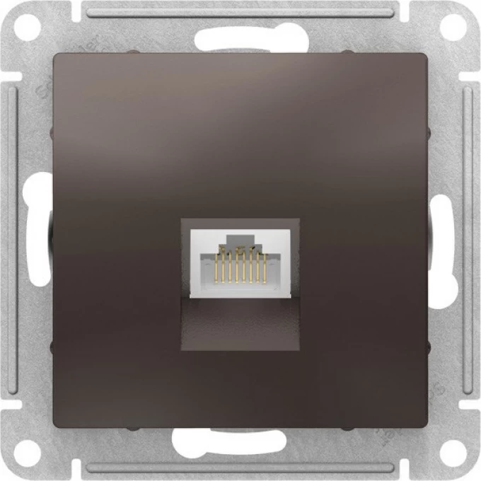 Розетка компьютерная SCHNEIDER ELECTRIC ATLASDESIGN RJ45 кат. 6A механизм, мокко ATN000686 Розетка компьютерная SCHNEIDER ELECTRIC ATLASDESIGN RJ45 кат. 6A механизм, мокко ATN000686