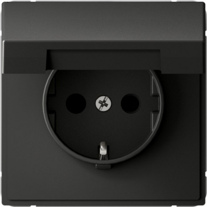 Розетка SCHNEIDER ELECTRIC ARTGALLERY 16А IP20 с заземлением, шторки, с крышкой, механизм, базальт GAL001446 Розетка SCHNEIDER ELECTRIC ARTGALLERY 16А IP20 с заземлением, шторки, с крышкой, механизм, базальт GAL001446