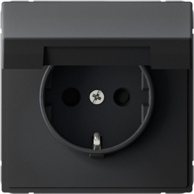 Розетка SCHNEIDER ELECTRIC ARTGALLERY 16А IP20 с заземлением, шторки, с крышкой, механизм, карбон GAL001046 Розетка SCHNEIDER ELECTRIC ARTGALLERY 16А IP20 с заземлением, шторки, с крышкой, механизм, карбон GAL001046