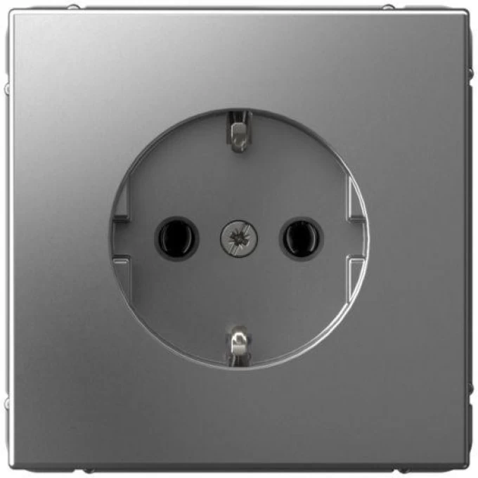 Розетка SCHNEIDER ELECTRIC ARTGALLERY 16А с заземл. механизм сталь SE GAL000943 Розетка SCHNEIDER ELECTRIC ARTGALLERY 16А с заземл. механизм сталь SE GAL000943