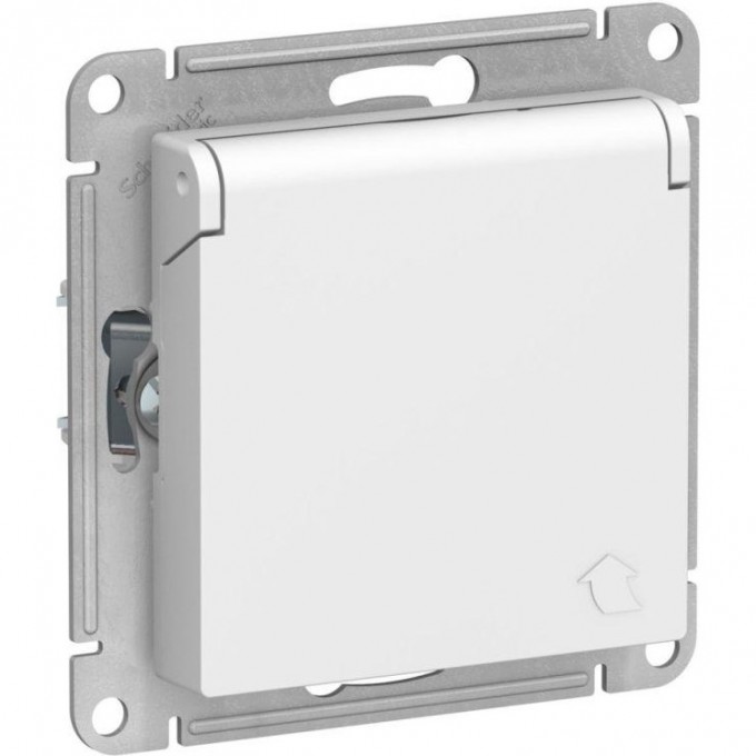 Розетка SCHNEIDER ELECTRIC ATLASDESIGN с заземлением, со шторками, с крышкой, механизм, лотос ATN001346 Розетка SCHNEIDER ELECTRIC ATLASDESIGN с заземлением, со шторками, с крышкой, механизм, лотос ATN001346