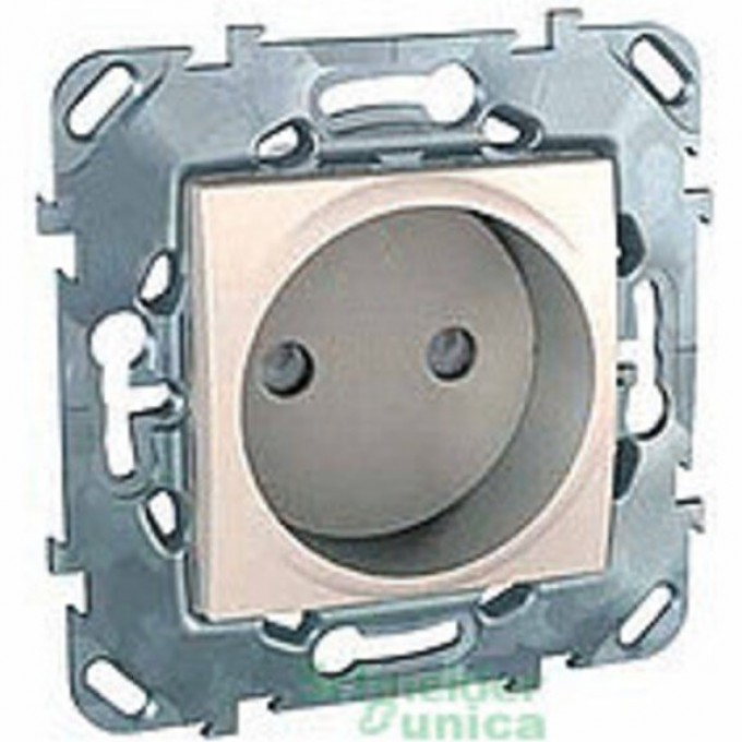 Розетка SCHNEIDER ELECTRIC UNICA без заземления, со шторками, 16 А, 250 В, бежевый MGU5.033.25ZD Розетка SCHNEIDER ELECTRIC UNICA без заземления, со шторками, 16 А, 250 В, бежевый MGU5.033.25ZD
