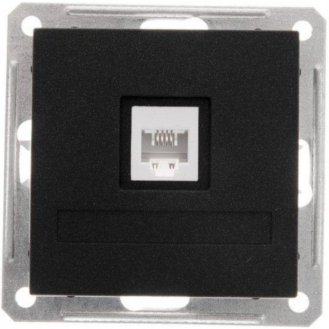Розетка телефонная SCHNEIDER ELECTRIC W59 RJ11, 160В, 1А, механизм, черный бархат RSI-152T-6-86 Розетка телефонная SCHNEIDER ELECTRIC W59 RJ11, 160В, 1А, механизм, черный бархат RSI-152T-6-86