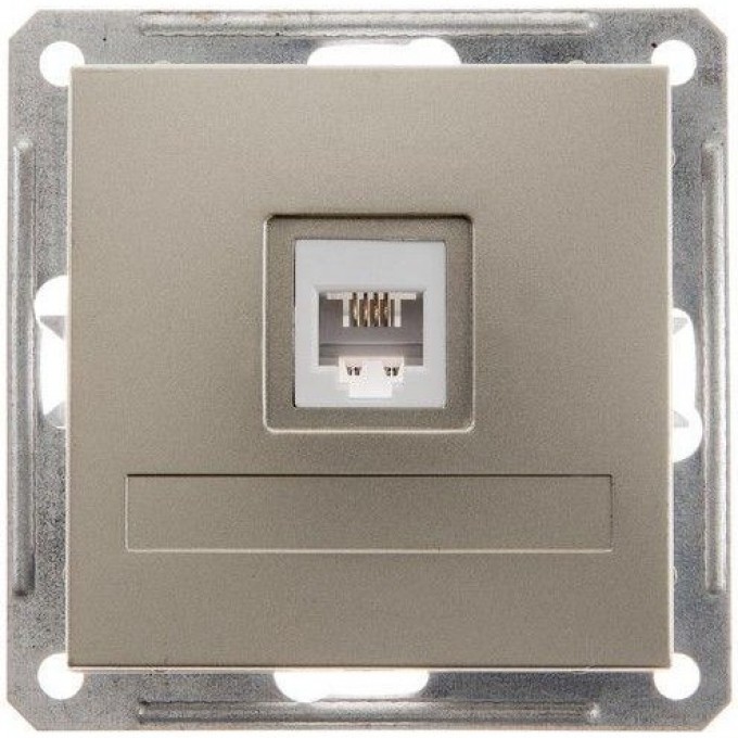 Розетка телефонная SCHNEIDER ELECTRIC W59 RJ11, 160В, 1А, механизм, шампань RSI-152T-4-86 Розетка телефонная SCHNEIDER ELECTRIC W59 RJ11, 160В, 1А, механизм, шампань RSI-152T-4-86