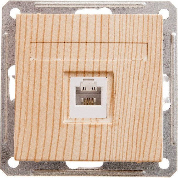 Розетка телефонная SCHNEIDER ELECTRIC W59 RJ11, 160В, 1А, механизм, сосна RSI-152T-7-86 Розетка телефонная SCHNEIDER ELECTRIC W59 RJ11, 160В, 1А, механизм, сосна RSI-152T-7-86