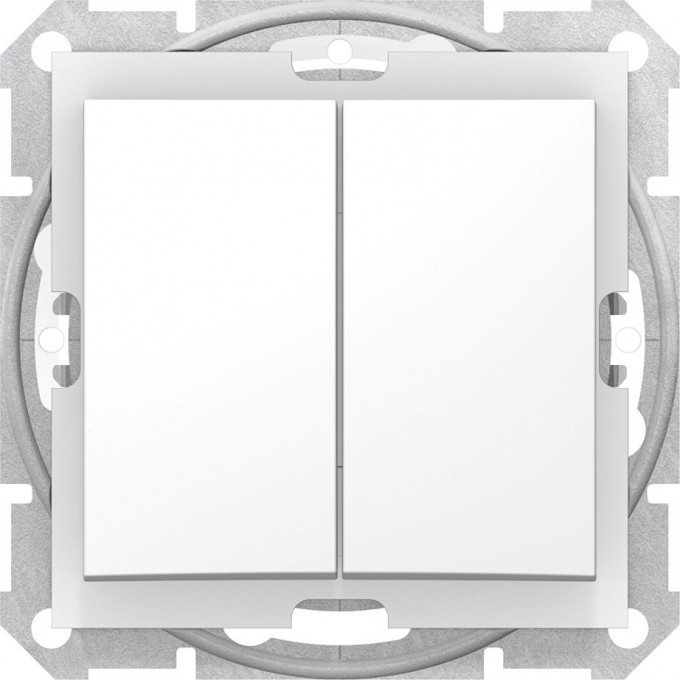 2-клавишный выключатель SCHNEIDER ELECTRIC SEDNA, сх.5а, 10А, 250В, IP44, БЕЛЫЙ SDN0300421 2-клавишный выключатель SCHNEIDER ELECTRIC SEDNA, сх.5а, 10А, 250В, IP44, БЕЛЫЙ SDN0300421
