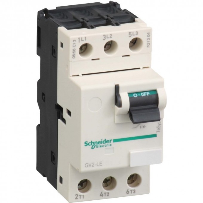Автоматический выключатель с магнитным расцепителем SCHNEIDER ELECTRIC TESYS 32A кнопочное управление GV2LE32 Автоматический выключатель с магнитным расцепителем SCHNEIDER ELECTRIC TESYS 32A кнопочное управление GV2LE32