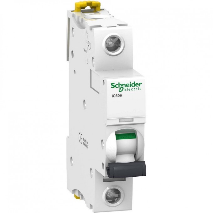 Автоматический выключатель SCHNEIDER ELECTRIC ACTI 9 iC60H 1П 6A B A9F88106 Автоматический выключатель SCHNEIDER ELECTRIC ACTI 9 iC60H 1П 6A B A9F88106