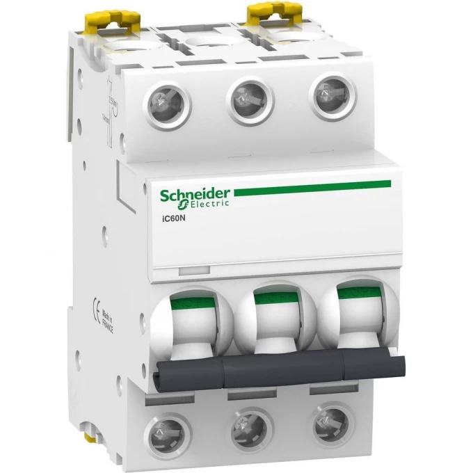 Автоматический выключатель SCHNEIDER ELECTRIC ACTI 9 iC60N 3П 3A D A9F75303 Автоматический выключатель SCHNEIDER ELECTRIC ACTI 9 iC60N 3П 3A D A9F75303