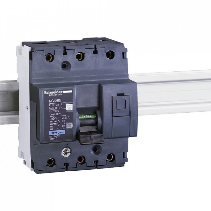 Автоматический выключатель SCHNEIDER ELECTRIC ACTI 9 NG125N 3П 20A C 18634 Автоматический выключатель SCHNEIDER ELECTRIC ACTI 9 NG125N 3П 20A C 18634