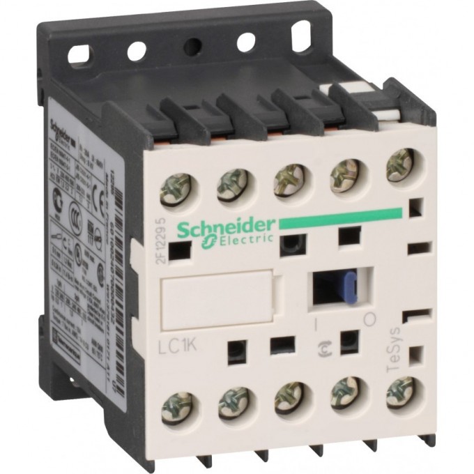 Контактор SCHNEIDER ELECTRIC TESYS K 3P,6 А,НО,230V 50/60 ГЦ, зажим под винт LC1K0610P7 Контактор SCHNEIDER ELECTRIC TESYS K 3P,6 А,НО,230V 50/60 ГЦ, зажим под винт LC1K0610P7
