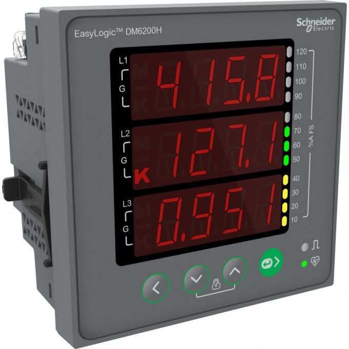 Многофункциональный цифровой мультиметр SCHNEIDER ELECTRIC EASYLOGIC, Modbus RTU METSEDM6200HCL10RS Многофункциональный цифровой мультиметр SCHNEIDER ELECTRIC EASYLOGIC, Modbus RTU METSEDM6200HCL10RS