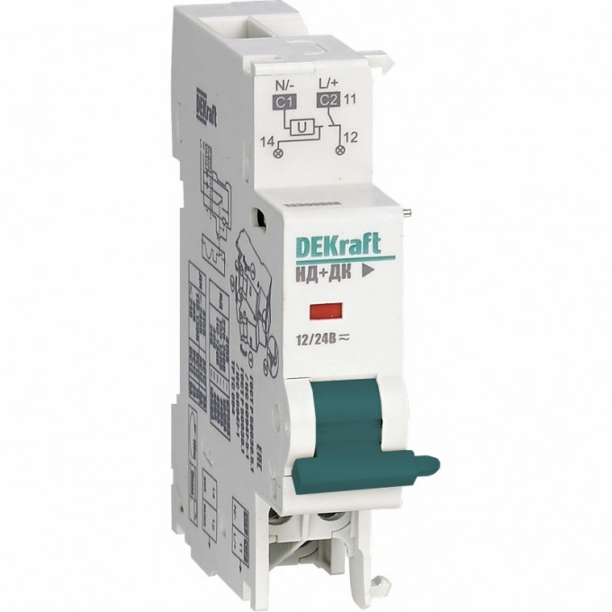 Расцепитель независимый DEKRAFT AC110-415В DC110-130В для ВА-105 13302DEK Расцепитель независимый DEKRAFT AC110-415В DC110-130В для ВА-105 13302DEK