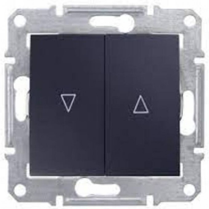 Выключатель для жалюзи SCHNEIDER ELECTRIC SEDNA, сх.4, электрический блок., ГРАФИТ SDN1300370 Выключатель для жалюзи SCHNEIDER ELECTRIC SEDNA, сх.4, электрический блок., ГРАФИТ SDN1300370