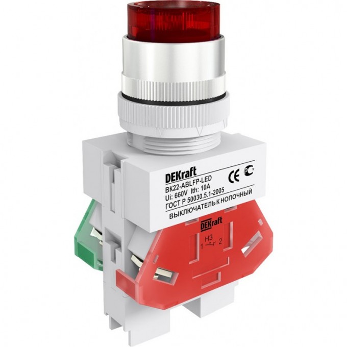 Выключатель кнопочный SCHNEIDER ELECTRIC DEKRAFT ABLFP ?22 мм LED зел. 24В AC/DC ВK-22 25069DEK Выключатель кнопочный SCHNEIDER ELECTRIC DEKRAFT ABLFP ?22 мм LED зел. 24В AC/DC ВK-22 25069DEK
