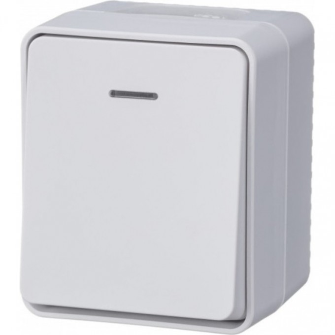 Выключатель SCHNEIDER ELECTRIC ATLAS DESIGN 1-кл. ОП Profi54 IP54 10AX с подсветкой бел. ATN540113 Выключатель SCHNEIDER ELECTRIC ATLAS DESIGN 1-кл. ОП Profi54 IP54 10AX с подсветкой бел. ATN540113